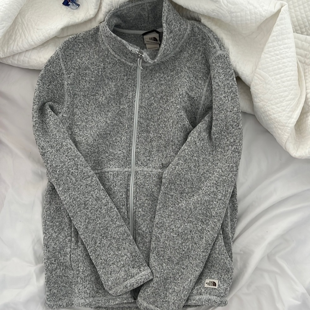 North face fleece zip up